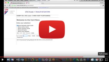How To Reset A Locked Out CFN Fuel Card