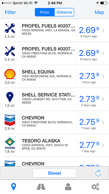 voyager fuel app