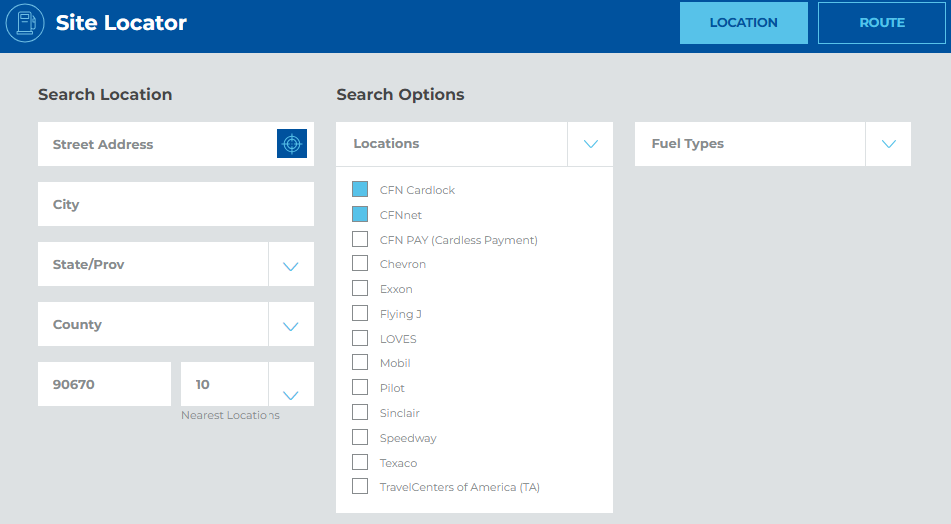 cfn-site-locator-search-options